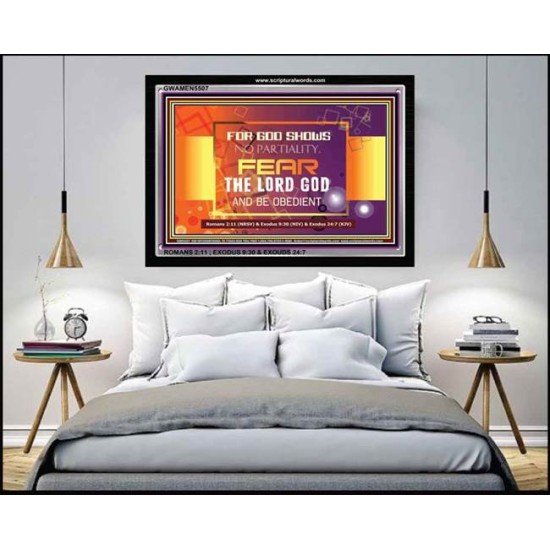 FEAR GOD   Inspirational Wall Art Frame   (GWAMEN5507)   