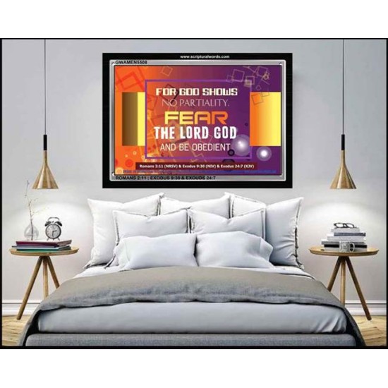 FEAR GOD   Inspirational Wall Art Poster   (GWAMEN5508)   