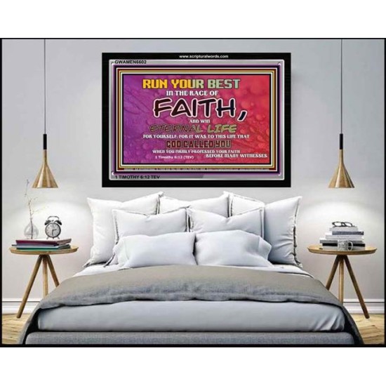 WIN ETERNAL LIFE   Inspiration office art and wall dcor   (GWAMEN6602)   