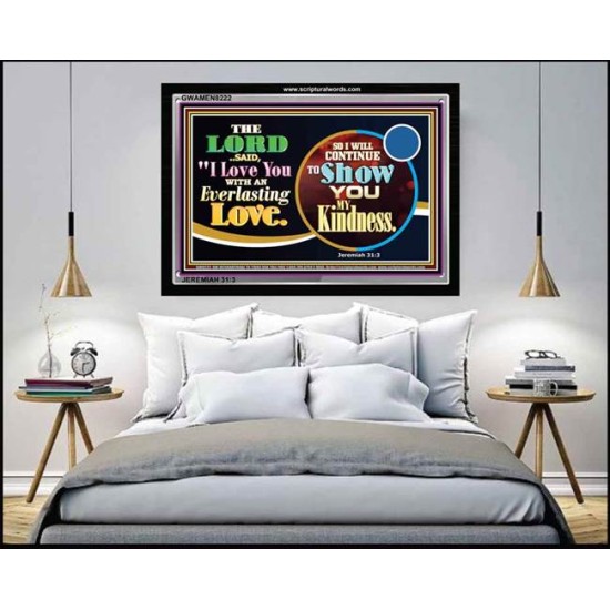 EVERLASTING LOVE   Framed Sitting Room Wall Decoration   (GWAMEN8222)   