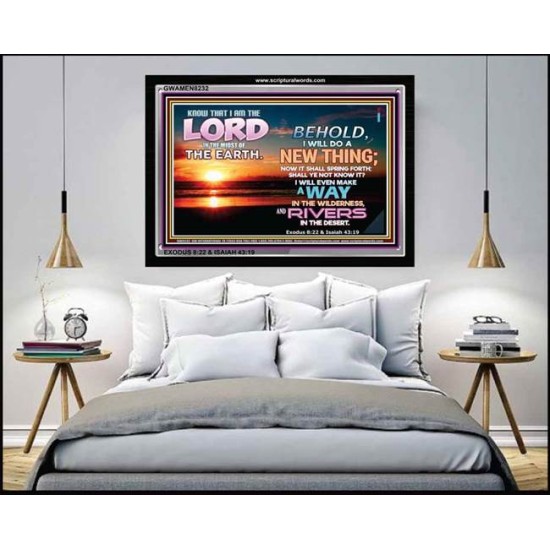 I WILL DO A NEW THING   Bible Verse Wall Art   (GWAMEN8232)   