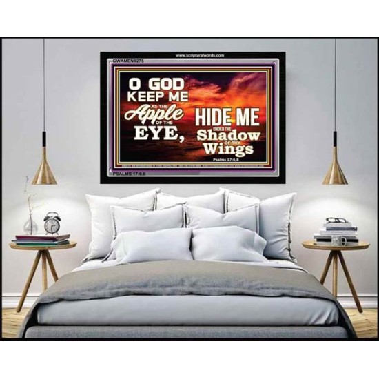 UNDER THE SHADOW OF THY WINGS   Frame Scriptural Wall Art   (GWAMEN8275)   