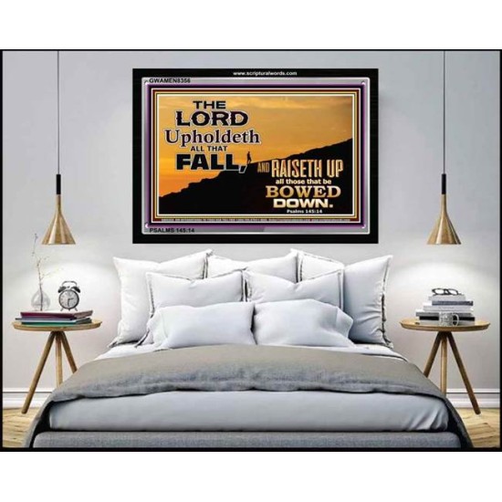 UPHOLDETH ALL THAT FALL   Scripture Wall Art   (GWAMEN8356)   