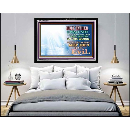 HOLY FATHER   Custom Contemporary Christian Wall Art   (GWAMEN8396)   