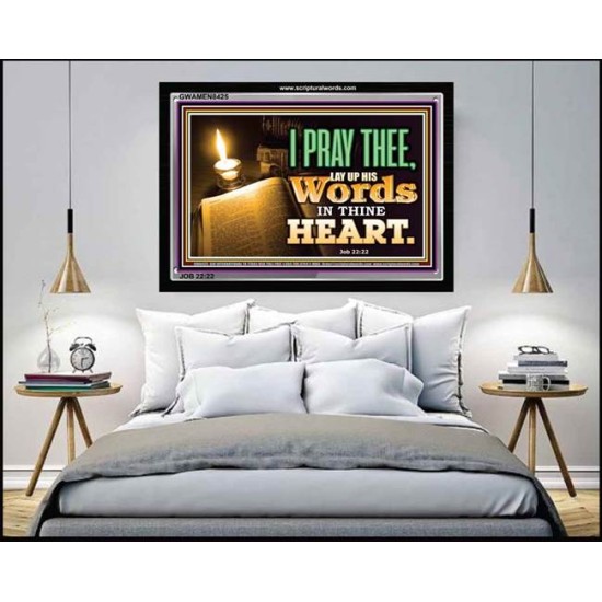 GODS WORD IN OUR HEART   Art & Dcor Frame   (GWAMEN8425)   