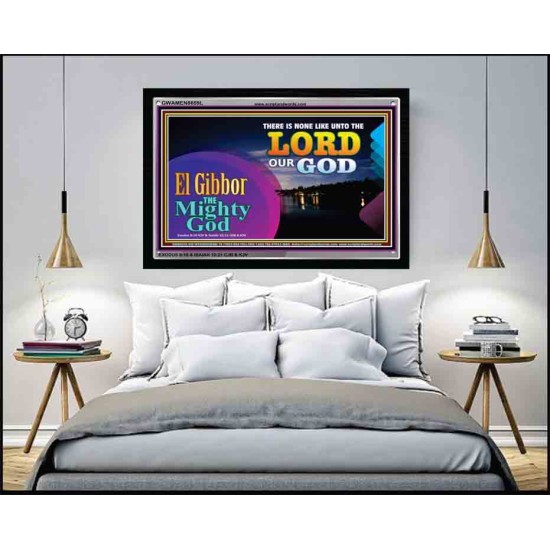 JEHOVAH EL GIBBOR - MIGHTY GOD   Contemporary Christian Poster   (GWAMEN8659L)   