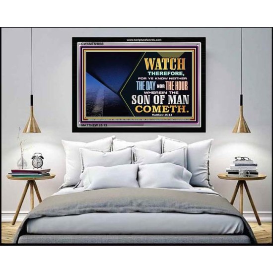 WATCH AND PRAY   Inspiration office art and wall dcor   (GWAMEN9088)   