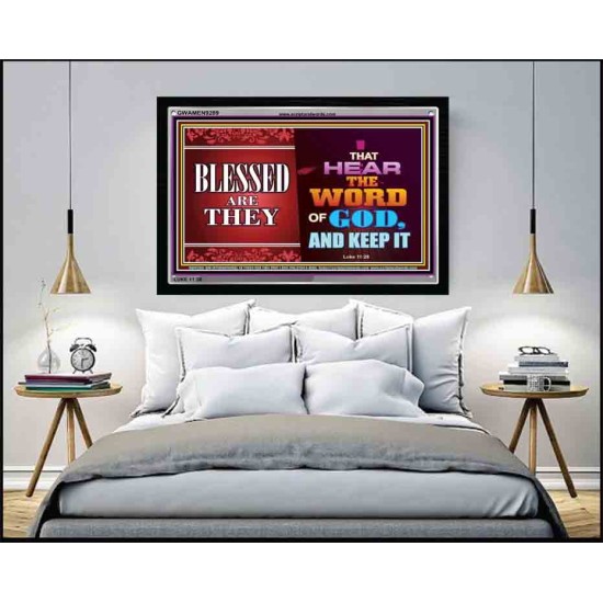 KEEP THE WORD OF GOD   Bible Verse Framed for Home Online   (GWAMEN9289)   