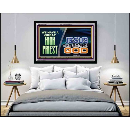 GREAT HIGH PRIEST IS OUR LORD JESUS CHRIST   Dcor Art Work   (GWAMEN9322)   