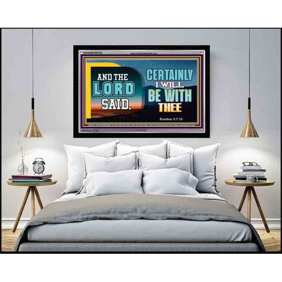 CERTAINLY I WILL BE THEE   Custom Contemporary Christian Wall Art   (GWAMEN9334)   