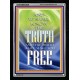THE TRUTH SHALL MAKE YOU FREE   Scriptural Wall Art   (GWAMEN049)   