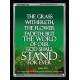 THE WORD OF GOD STAND FOREVER   Framed Scripture Art   (GWAMEN103)   
