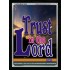 TRUST IN THE LORD   Christian Artwork Acrylic Glass Frame   (GWAMEN1030)   "25X33"