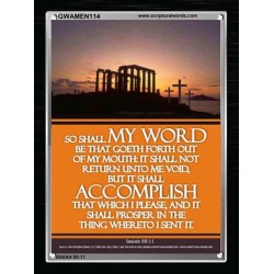THE WORD OF GOD    Bible Verses Poster   (GWAMEN114)   