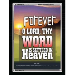 AT MIDNIGHT   Bible Verse Picture Frame Gift   (GWAMEN1223)   