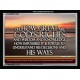 HOW GREAT ARE GOD'S RICHES   Custom Framed Bible Verse   (GWAMEN1302)   