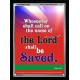 WHOSOEVER SHALL CALL   Inspiration Wall Art Frame   (GWAMEN1632)   