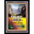 BE AS MOUNT ZION   Modern Christian Wall Dcor   (GWAMEN1747)   "25X33"