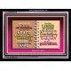 FOR THE LORD IS GOOD   Christian Artwork Acrylic Glass Frame   (GWAMEN2034)   