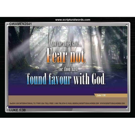 FAVOUR WITH GOD   Contemporary Christian Paintings Acrylic Glass frame   (GWAMEN2041)   