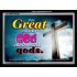 GREAT IS OUR GOD   Biblical Art   (GWAMEN2082B)   "33X25"