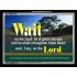 WAIT ON THE LORD   Contemporary Wall Decor   (GWAMEN270)   "33X25"