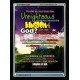 UNRIGHTEOUS SHALL NOT INHERIT THE KINGDOM   Large Framed Scripture Wall Art   (GWAMEN3204)   