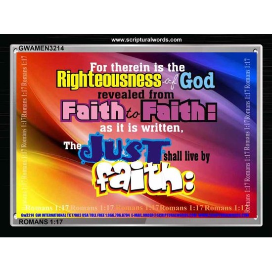 FAITH TO FAITH   Bible Verse Frame Online   (GWAMEN3214)   