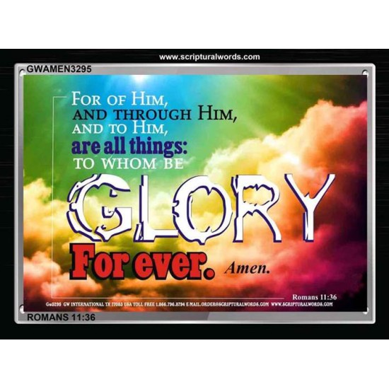 GLORY FOR EVER   Framed Children Room Wall Decoration   (GWAMEN3295)   