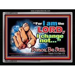 I AM THE LORD   Framed Bible Verses   (GWAMEN3350)   