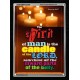 THE SPIRIT OF MAN IS THE CANDLE OF THE LORD   Framed Hallway Wall Decoration   (GWAMEN3355)   