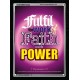 WITH POWER   Frame Bible Verses Online   (GWAMEN3422)   