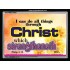 I CAN DO ALL THINGS THROUGH CHRIST   Frame Bible Verses Online   (GWAMEN3560)   "33X25"