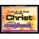 I CAN DO ALL THINGS THROUGH CHRIST   Frame Bible Verses Online   (GWAMEN3560)   