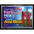 JUSTIFIED BY FAITH   Bible Verses Framed Art Prints   (GWAMEN3614)   "33X25"