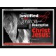 BEING JUSTIFIED FREELY   Unique Bible Verse Frame   (GWAMEN3712)   