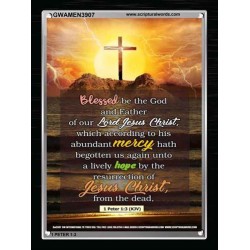ABUNDANT MERCY   Christian Quote Framed   (GWAMEN3907)   