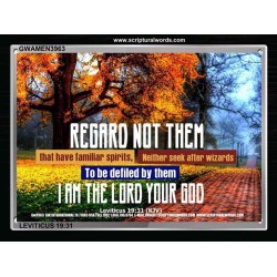 I AM THE LORD YOUR GOD   Scripture Art Prints   (GWAMEN3963)   