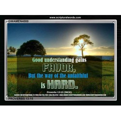 UNFAITHFULNESS   Framed Restroom Wall Decoration   (GWAMEN4000)   "33X25"