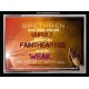 UPHOLD THE WEAK   Inspirational Wall Art Frame   (GWAMEN4008)   