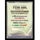 WHOLE DUTY OF MAN   Acrylic Glass Framed Bible Verse   (GWAMEN4038)   