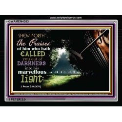 CALLE FROM DARKNESS   Contemporary Wall Decor   (GWAMEN4053)   