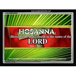 HOSANNA   Wall Dcor   (GWAMEN4061)   