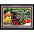 HONOUR THE LORD   Frame Large Wall Art   (GWAMEN4071)   "33X25"