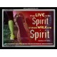 LIVE IN THE SPIRIT   Framed Scriptural Dcor   (GWAMEN4106)   