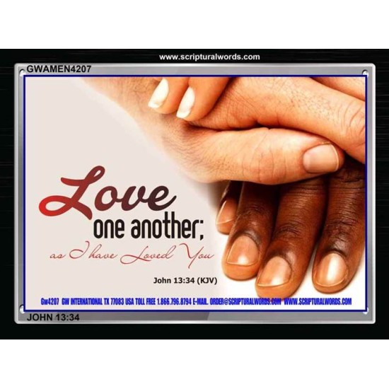 LOVE ONE ANOTHER   Contemporary Wall Decor   (GWAMEN4207)   