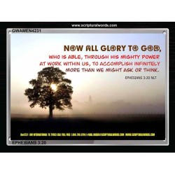 ALL GLORY TO GOD   Art & Wall Dcor   (GWAMEN4231)   