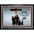 WORSHIP CHRIST   Christian Framed Art   (GWAMEN4349)   "33X25"