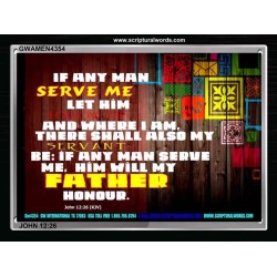 FOLLOW ME   Bible Verse Frame   (GWAMEN4354)   