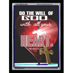 ALL YOUR HEART   Encouraging Bible Verses Framed   (GWAMEN4355)   